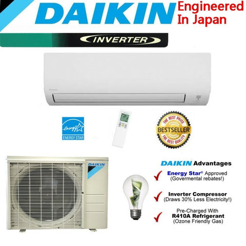 Daikin 12000 BTU Ductless Mini Split rx12n - d-airconditioning